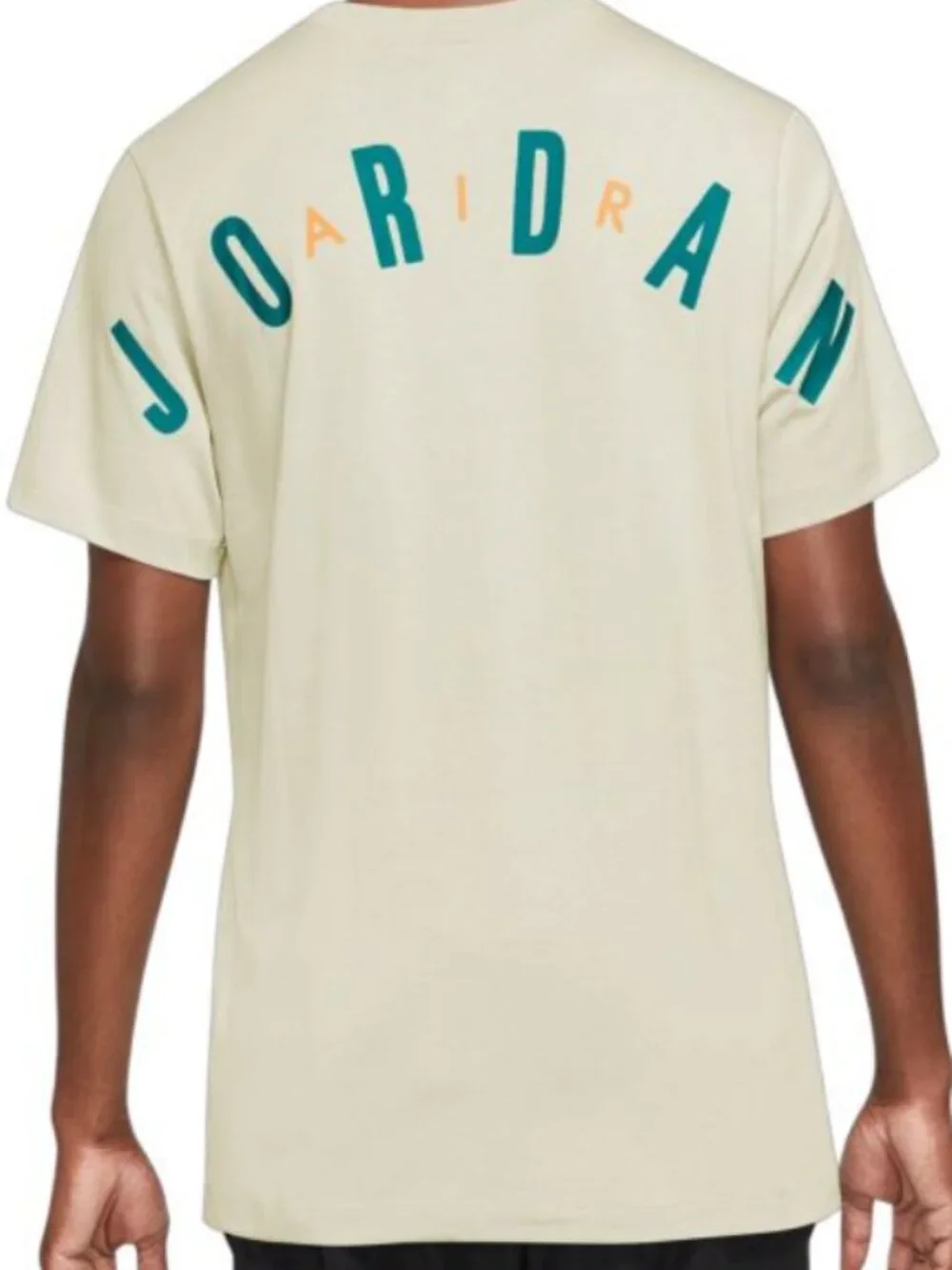 Jordan Air T-Shirt Men AOP Sail/New Emerald/Taxi